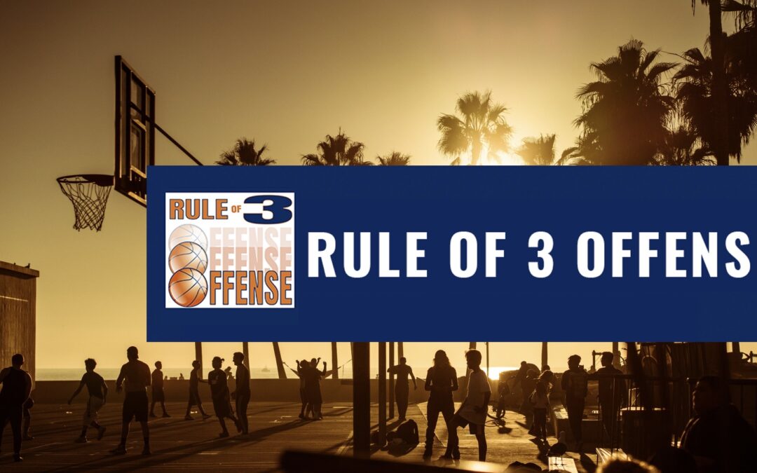 Rule of 3 basketball offense