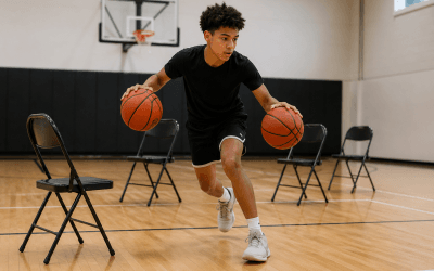 2 Ball Basketball Drill: Build Handles, Balance, and Finishing Through Contact